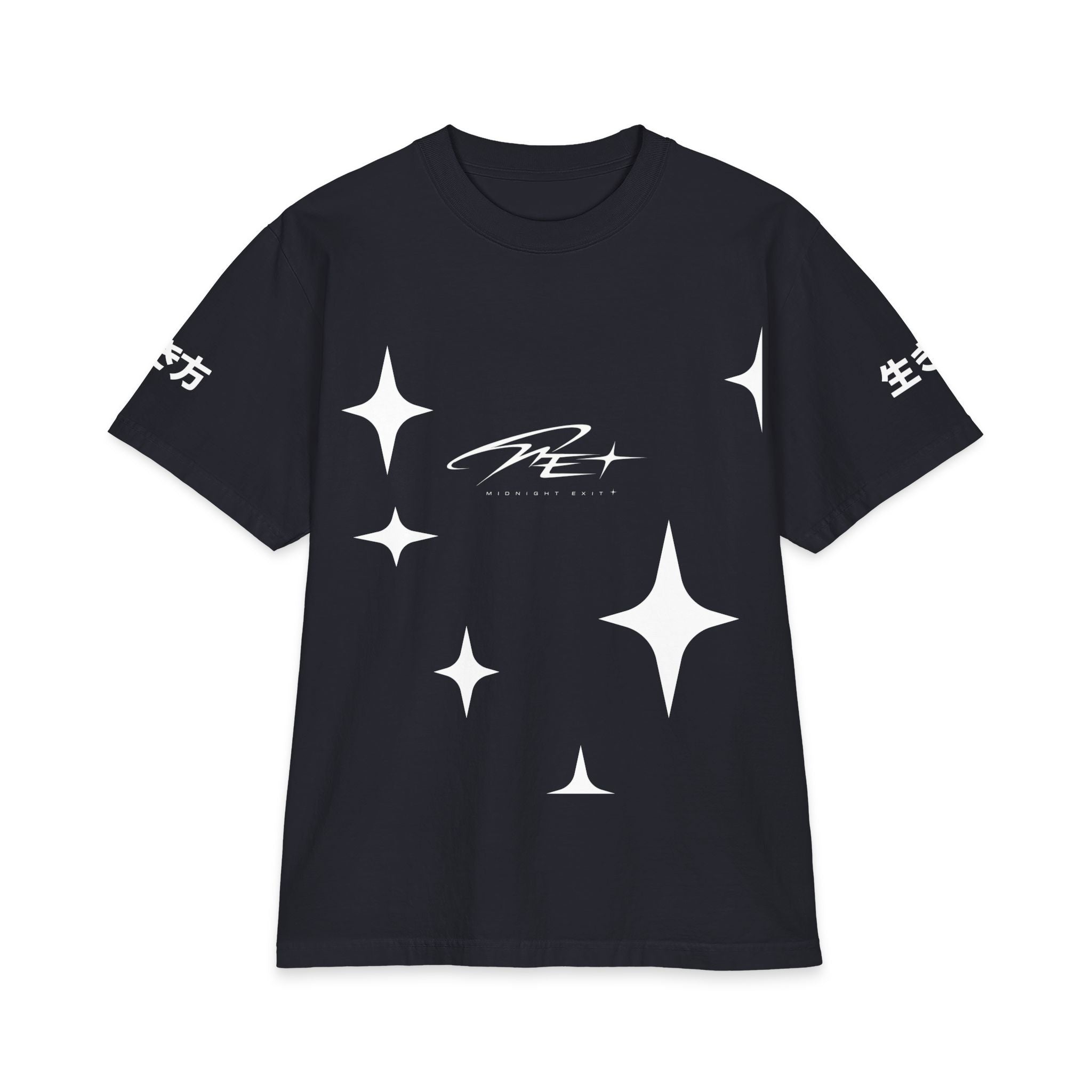 Midnight Exit/ EXIT-002 "心の安らぎ" (peace of mind) Heavyweight Oversized Graphic Tee