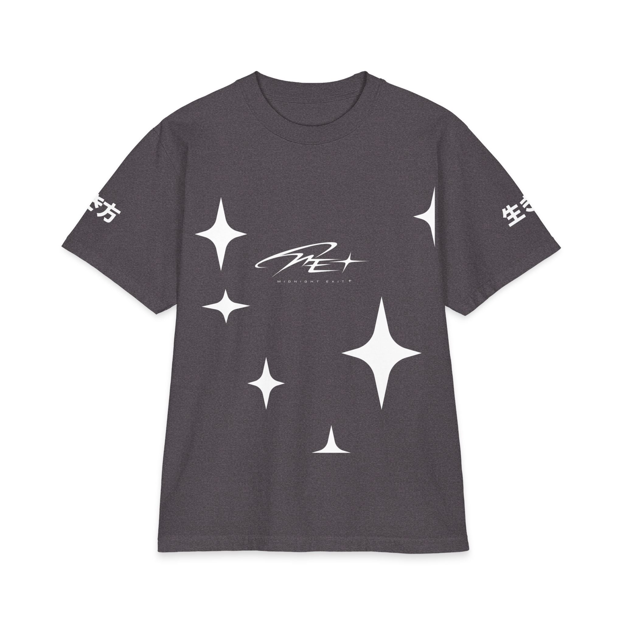 Midnight Exit/ EXIT-002 "心の安らぎ" (peace of mind) Heavyweight Oversized Graphic Tee