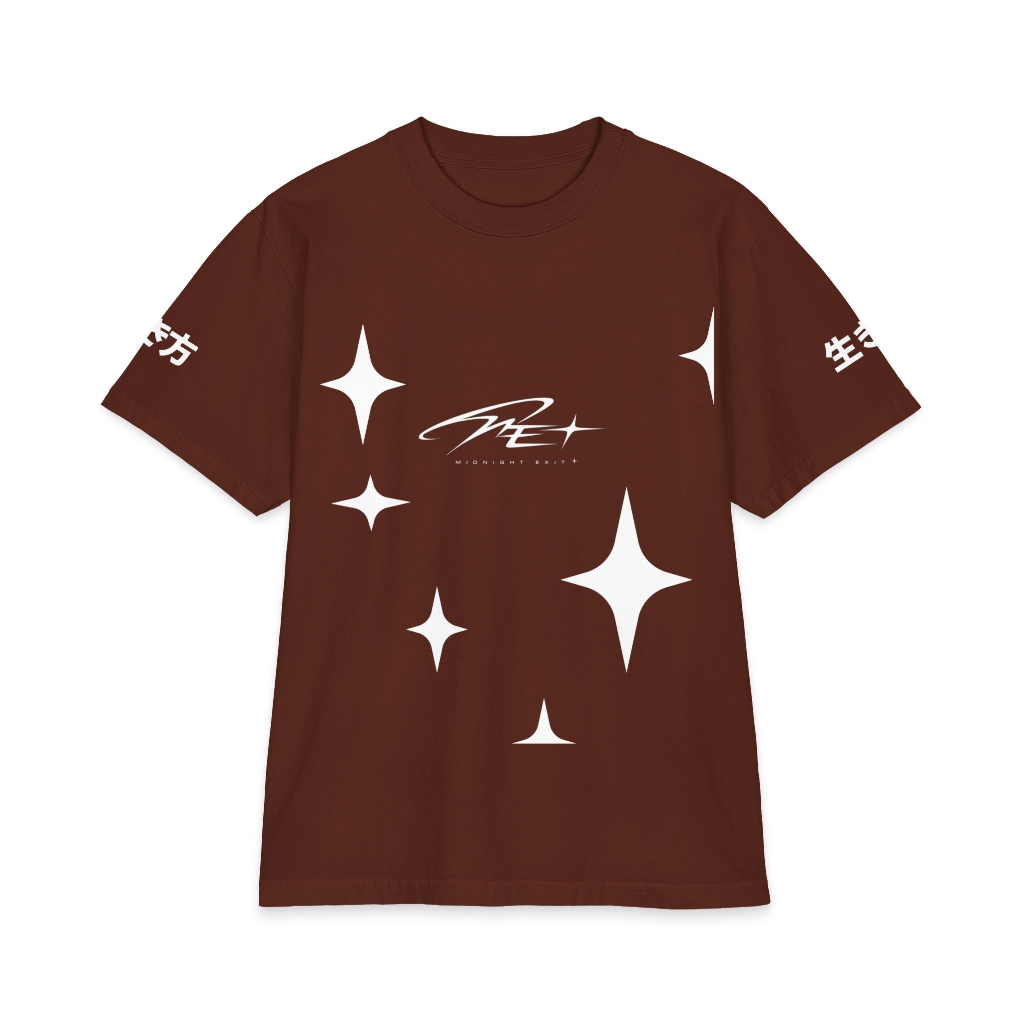 Midnight Exit/ EXIT-002 "心の安らぎ" (peace of mind) Heavyweight Oversized Graphic Tee