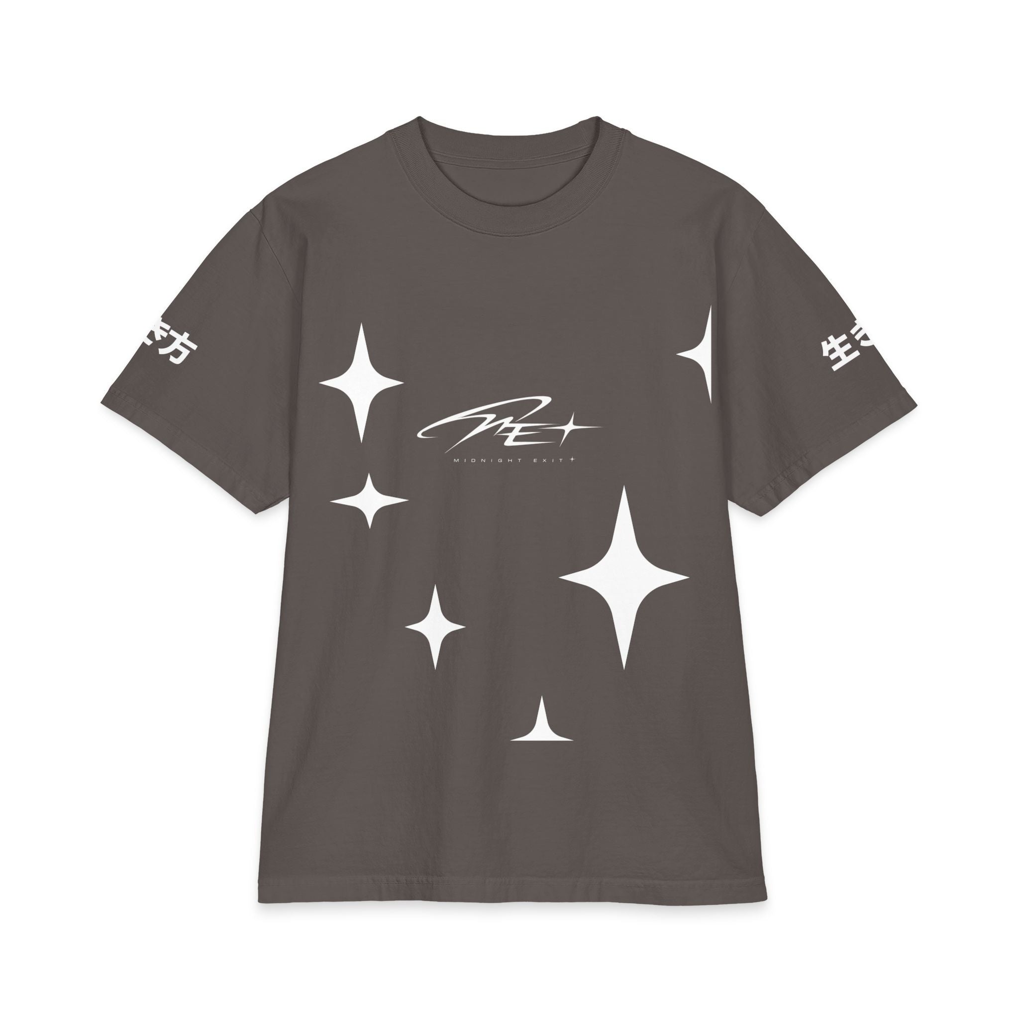 Midnight Exit/ EXIT-002 "心の安らぎ" (peace of mind) Heavyweight Oversized Graphic Tee